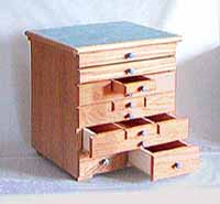 custom oak jewelry box