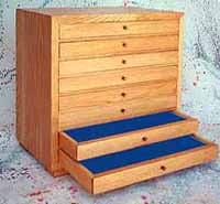 custom oak jewelry box