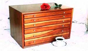 cherry drawer case