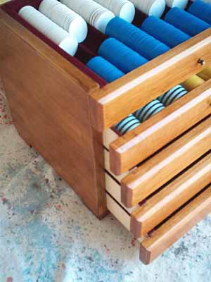 poker chip drawer case